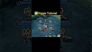 Diggie Tutorial #mobilelegends #mlbb