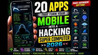 20 Apps That Turn Your Mobile into a Hacking Supercomputer 2026