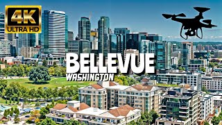 Bellevue, Washington In 4K By Drone - Amazing View Of Bellevue, Washington