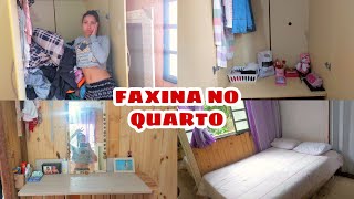 FAXINANDO MEU QUARTO *rotina de dona de casa*