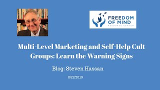 Multi-Level Marketing and Self-Help Cult Groups: Learn the Warning Signs