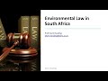 Introduction to Environmental Law [Full presentation]