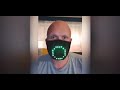 omicron led mask voice activated