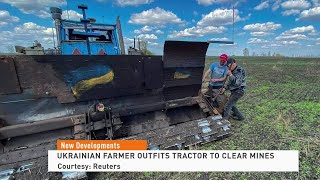 Ukrainian Farmer Outfits Tractor to Clear Landmines: A Creative Solution to a Deadly Problem