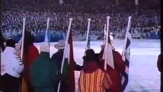 Stein Gruben - jump with Olympic Flame - Lillehammer 1994