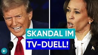 Harris trifft auf Trump im TV-Duell: Heftige Vorwürfe und skurrile Aussagen