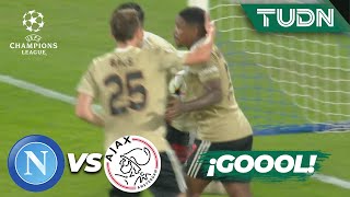 ¡GOOL! Ajax le mete dramatismo | Napoli 3-2 Ajax | UEFA Champions League 22/23-J4 | TUDN