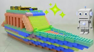 Tutorial membuat KAPAL PENGANGKUT MOBIL dari lego