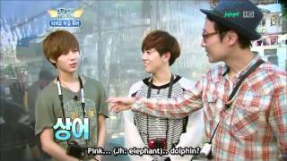 [Eng Sub] 120420 Adorable Taemin Cannot Pretend not to know about Pink Dolphin