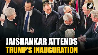 With letter from PM Modi, EAM Jaishankar attends Donald Trump’s inauguration ceremony at US Capitol