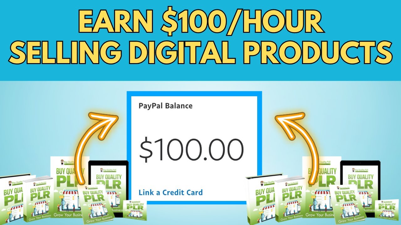 Make 100 In An Hour By Selling Digital Products Online Money Making