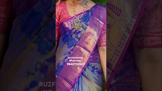 Rs.1199 only. Soft silk sarees with floral prints all over in kanchi style border #boutique