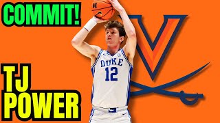 COMMIT: TJ Power commits to Virginia!