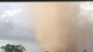 A tornado of non-mesocyclonic origin in Weld County, USA.