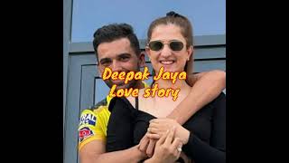 Deepak Chahar and Jaya Bhardwaj Love story Status❤️🎁Dil Ka Karaar Aaya Song🎉🎂 #cricket #deepak #jaya