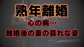 【熟年離婚】【老後破産】60代夫婦の失敗事例「心の病…」「離婚後の妻の哀れな姿」｜老後の生活