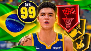 TRANSFORMEI o GUI SANTOS no MELHOR JOGADOR do MUNDO no NBA2K25! 🔥🇧🇷