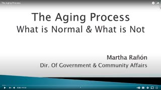 The Aging Process