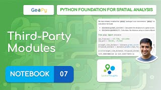Notebook 07 - Third-party Modules - Python Foundation for Spatial Analysis