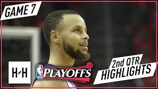 Golden State Warriors vs Houston Rockets - Game 7 - 2nd Qtr Highlights | 2018 NBA West Finals