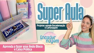 SUPER AULA ENCADERNAGEM | 28/04 às 18h | com Lidiane Severiano