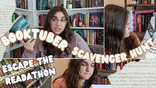 booktubers give me scavenger hunt prompts to pick my book 🎡🎪 || reading vlog