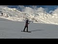 relatable riding saas fee glacier switzerland raw run