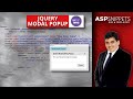 Using jQuery Modal Popup in ASP.Net MVC