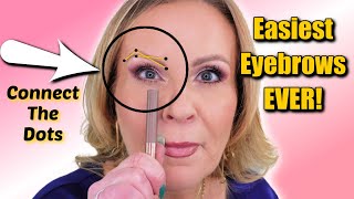 Easy Eyebrow Tutorial for Beginners & Women 40 to 65 +