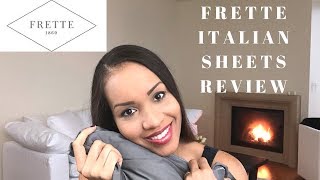 Frette Sheet Set | Luxury Cotton Sateen Sheets | Italian Sheets | Made in Italy