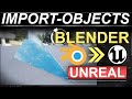 Import Objects From Blender to Unreal 5 (2 MINUTES!!)