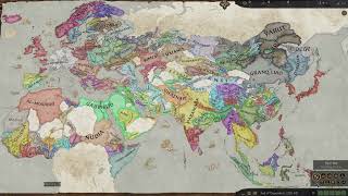 CK3 Timelapse but its the Oriental Empires Mod (1066)