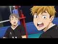 asahi azumane no touch ace and daichi sawamura back attack brings karasuno back into game.