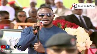 General Francis Ogolla's son Joel cracks up mourners during memorial service at Ulinzi Stadium!!
