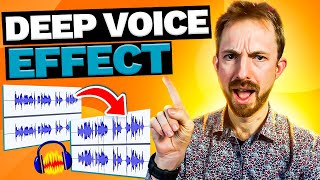Make Your Voice Deeper in Audacity - Beef Up Your Voice Easily For Free - No PLUGINS Required
