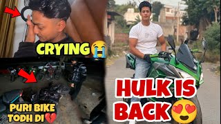 @aalyanvlogs1299 Ne Wapas Hulk Leli😍 || Sam Ne Puri Bike Todh Di