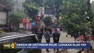 Densus 88 Polri Lakukan Olah TKP di Polsek Astanaanyar, Bandung #LintasiNewsPagi 08/12