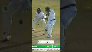 #BabarAzam Hits 1st 💯 in Test in Pakistan Against Sri Lanka #PAKvSL #SportsCentral #Shorts #PCB MA2A