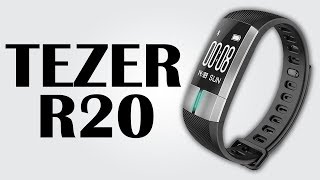 TEZER R20 - Smart fitness watch / Monitors sleep, heart rate, blood pressure and step count