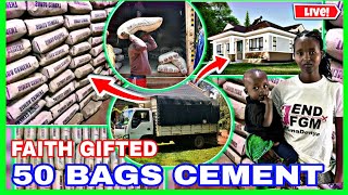 Faith Kathambi gifted 50 bags of cement for her house building | faith kathambi and eric omondi|