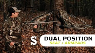 Summit Treestands: Dual Position Seat + Armpads