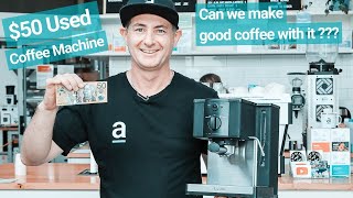 Making Coffee on a Used Espresso Machine ($50 Used Breville)