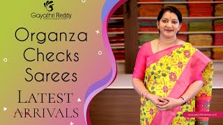 New Organza With Banaras Sarees Collections || Gayathri Reddy