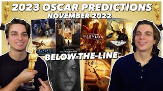 2023 Oscar Predictions - Tech Categories & More!! | November