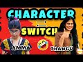 CHARACTER SWITCH CHALLENGE 🎭🤣 | Ft. Amma 🤪 | thejathangu😉