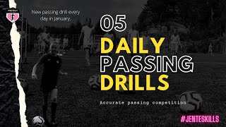 Accurate passing competition | JenteSkills øvelser - pasninger #11