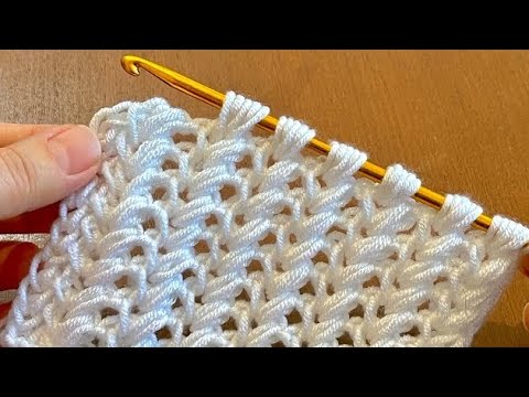 SUPER EASY & FAST Crochet Pattern For Beginners!😍 COOL Crochet Stitch ...