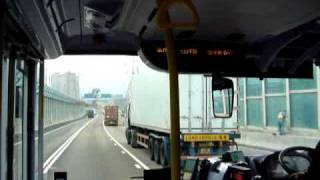 (HK)euro4 Citybus Enviro500 running on YuenLong Highway 8108行走城巴B3x