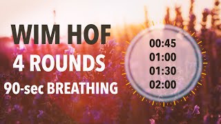 Guided Wim Hof Breathing - 4 Rounds No Talking