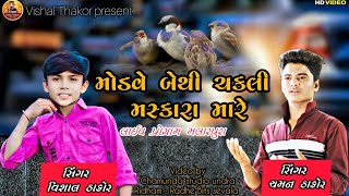 મોડવે બેઠી ચકલી મસ્કારા મારે - Vishal Thakor Live Program - Chaman Thakor - Trending Song 2023